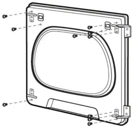 MAYTAG MGD7230HC - Remove the door assembly - 10