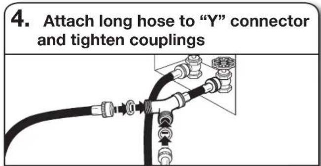 MAYTAG MGD7230HC - CONNECT INLET HOSES - 4