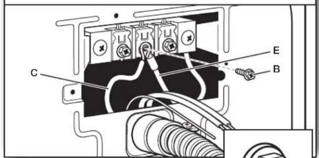 MAYTAG MGD7230HC - Connect neutral ground wire and neutral wire - 1