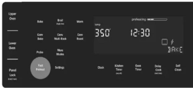 BOSCH HDI8056U - Press Fast Preheat. - 1