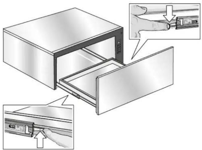 BOSCH HDI8056U - Retirer le tiroir de son compartment - 1