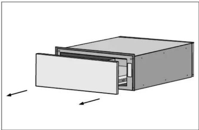 BOSCH HDI8056U - Retirer le tiroir de son compartment - 2