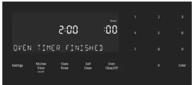 BOSCH HDI8056U - To set an oven timer: - 2