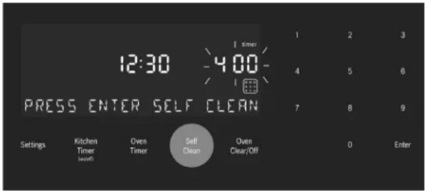 BOSCH HDI8056U - To set the self-clean mode: - 1