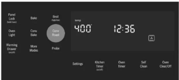 BOSCH HGIP056UC - To set the Temperature first and then the Cooking Mode: (not for Broil) - 2