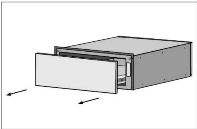 BOSCH HGIP056UC - Retirer le tiroir de son compartiment - 2