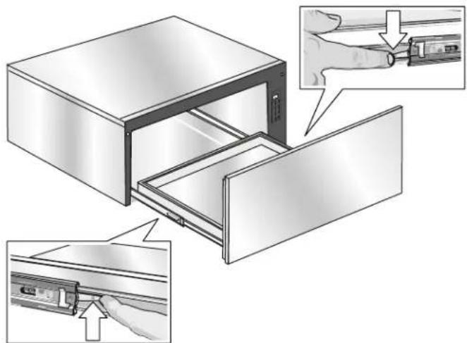 BOSCH HGIP056UC - Removing Drawer from Housing - 1