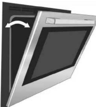 BOSCH HGIP056UC - To remove the oven door: - 2