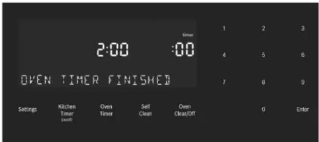 BOSCH HGIP056UC - To set an oven timer: - 2