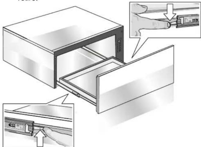 BOSCH HGIP056UC - Retirer le tiroir de son compartiment - 1