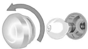 BOSCH HGIP056UC - Pour changer l'ampoule : - 1