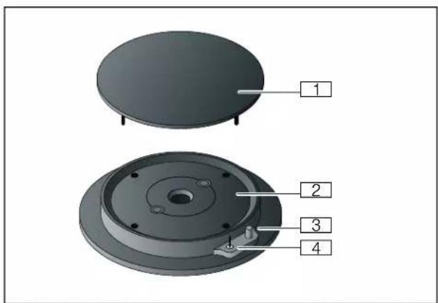GAGGENAU VG232220CA - Individual parts of the burner - 1