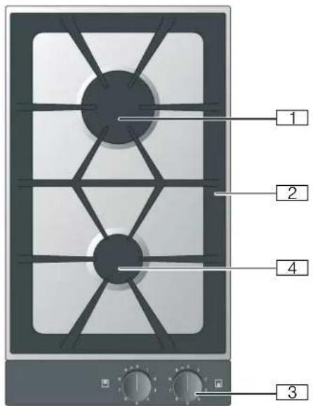 GAGGENAU VG232220CA - Placa de cocción de gas - 2