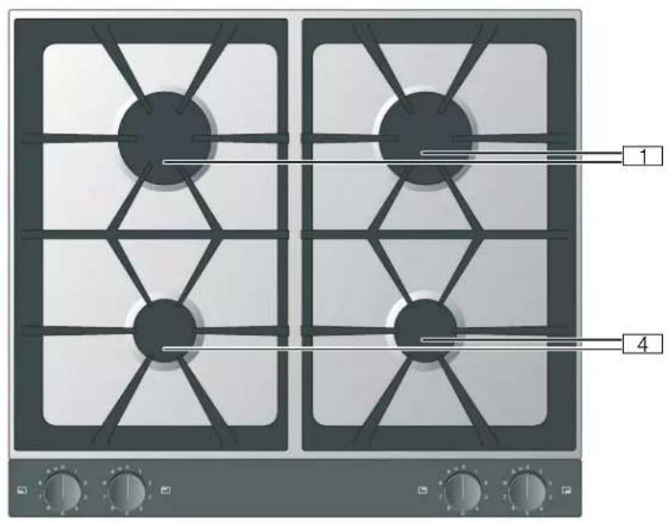 GAGGENAU VG232220CA - Gas cooktop - 1