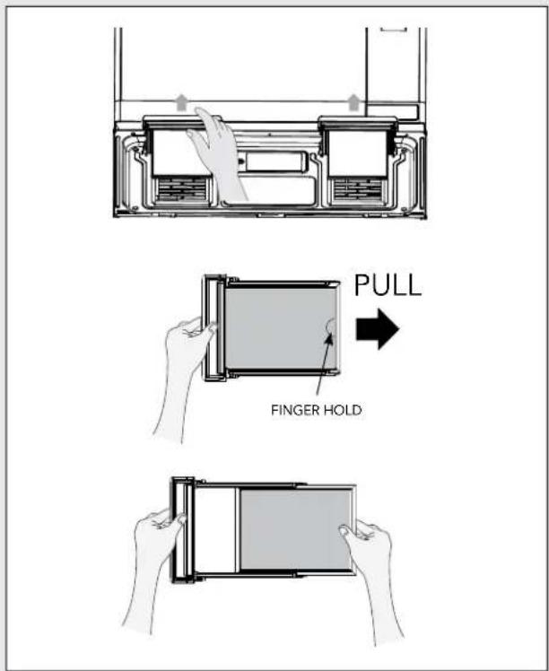 VIKING VMOH330SS - TO REMOVE GREASE FILTER - 1