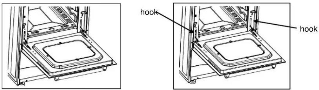 Avanti GR2415CB - REMOVING THE OVEN DOOR - 1