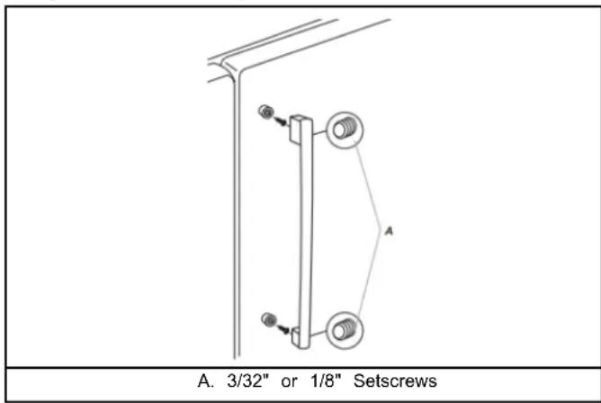 WHIRLPOOL WRF555SDHW - REFRIGERATOR DOOR HANDLES - 4