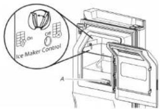 WHIRLPOOL WRF555SDHW - Turn the Ice Maker On/Off: - 2