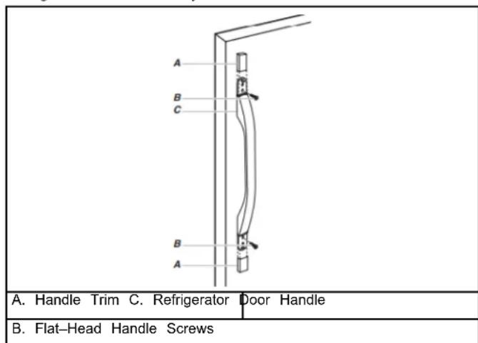 WHIRLPOOL WRF555SDHW - REFRIGERATOR DOOR HANDLES - 2