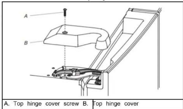 WHIRLPOOL WRF555SDHW - Remove Left-Hand Refrigerator Door - 1
