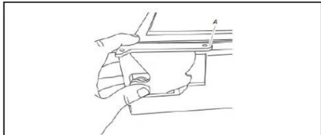 WHIRLPOOL WRF555SDHW - Reset Bottom Refrigerator Door Hinge - 3