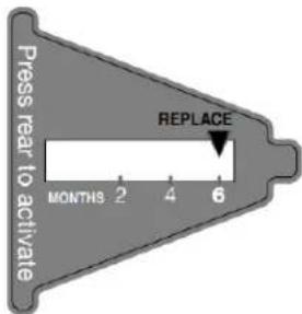 WHIRLPOOL WRF555SDHW - Air Filter Status Indicator—Standard Installation - 1