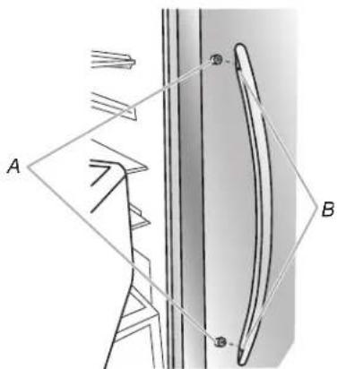 WHIRLPOOL WRS571CIHB - To Install the Handles: - 1