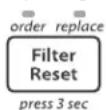 WHIRLPOOL WRF535SWHW - Réinitialisation du filtre - 1