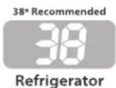 WHIRLPOOL WRF535SWHW - Pour ajuster les points de réglage de température : - 1