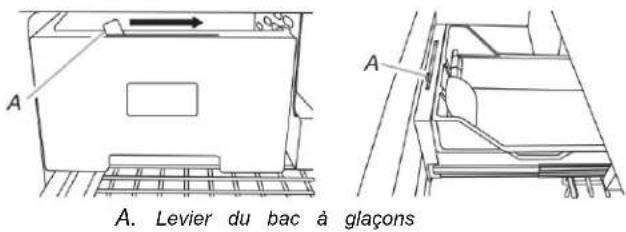 WHIRLPOOL WRF535SWHB - Bac à glaçons automatique (sur certains modèles) : - 1