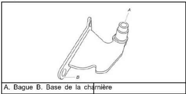 WHIRLPOOL WRF535SWHB - Réinitialiser la charnière inférieure du réfrigérateur - 2