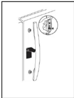 WHIRLPOOL WRF535SWHB - Refrigerator Door Handle Style 5 - 1