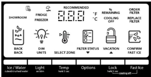 WHIRLPOOL WRF757SDHZ - Using the Controls - 1