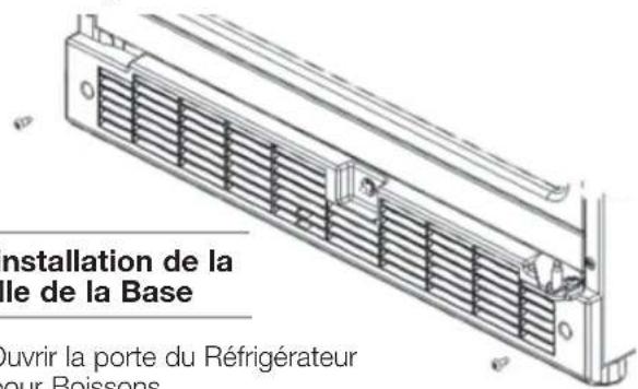 WHIRLPOOL WUB50X24HZ - Dépose de la Grille de la Base - 1