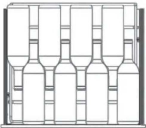 WHIRLPOOL WUB50X24HZ - Top Wine Rack: - 1