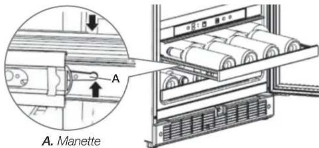 WHIRLPOOL WUB50X24HZ - Retrait et réinstallation des casiers à vin - 1