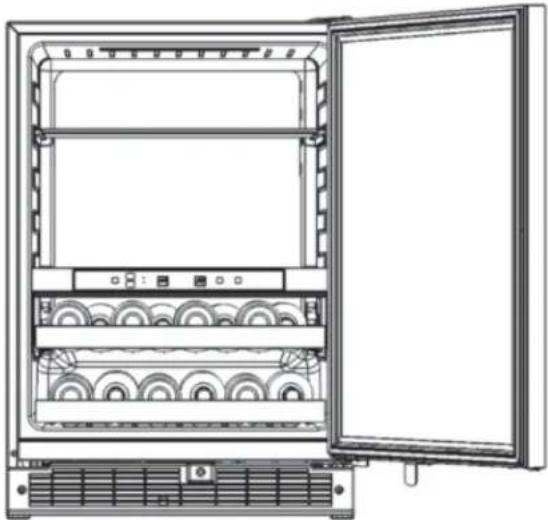 WHIRLPOOL WUB50X24HZ - Pour nettoyer le Refrigerateur pour Boissons: - 1