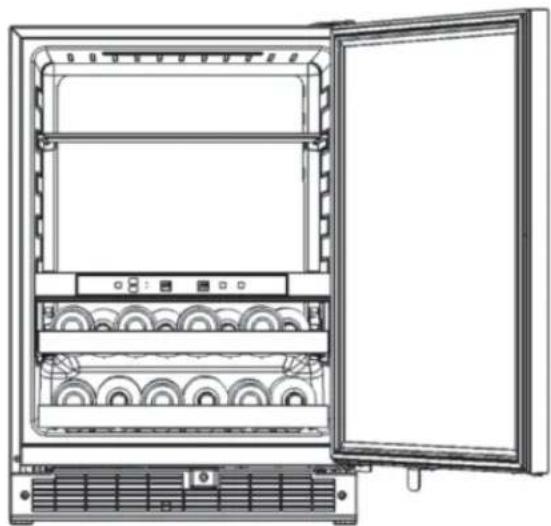 WHIRLPOOL WUB50X24HZ - To clean your Beverage Center: - 1