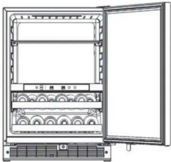 WHIRLPOOL WUB50X24HZ - Para limpiar su Refrigerador para Bebidas: - 1