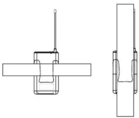 SHURE BLX288PG58 - Крепление переносного передатчика - 1