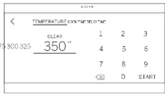 GE Profile PTD7000FNDS - Réglage d'une température particulière - 2