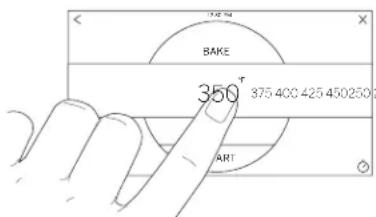 GE Profile PTD7000FNDS - Réglage d'une température particulière - 1