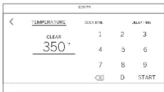 GE Profile PTD7000FNDS - Specific Temperature Setting - 2