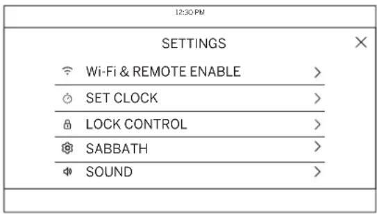 GE Profile PTD7000FNDS - Settings (Configuraciones) - 1