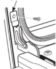GE Profile PTD7000FNDS - blade screwdriver. DO NOT LIFT THE DOOR BY THE HANDLE! - 2