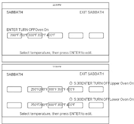 GE Profile PTD7000FNDS - Quitter le mode sabbat - 3