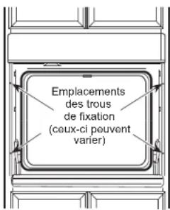 GE Profile PKS7000BNTS - A INSTALLER LES VIS DE MONTAGE (FOUR SUPÉRIEUR SUR LES FOURS COMBINÉS) - 2