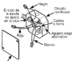 GE Profile PKS7000BNTS - CONEXIÓN DE CIRCUITO DERIVADO DE CUATRO CONDUCTORES - 1