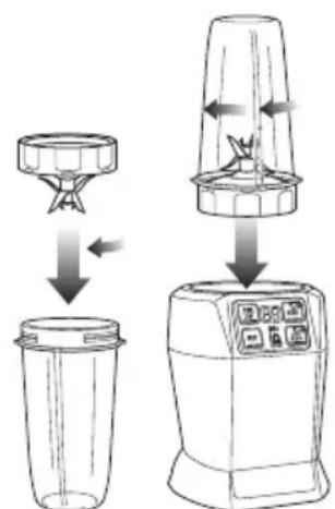 NINJA BL480D - ASSEMBLY USE REMOVAL - 1