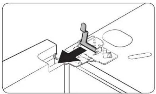 Technical line drawing of a mechanical assembly with no visible text or symbols
